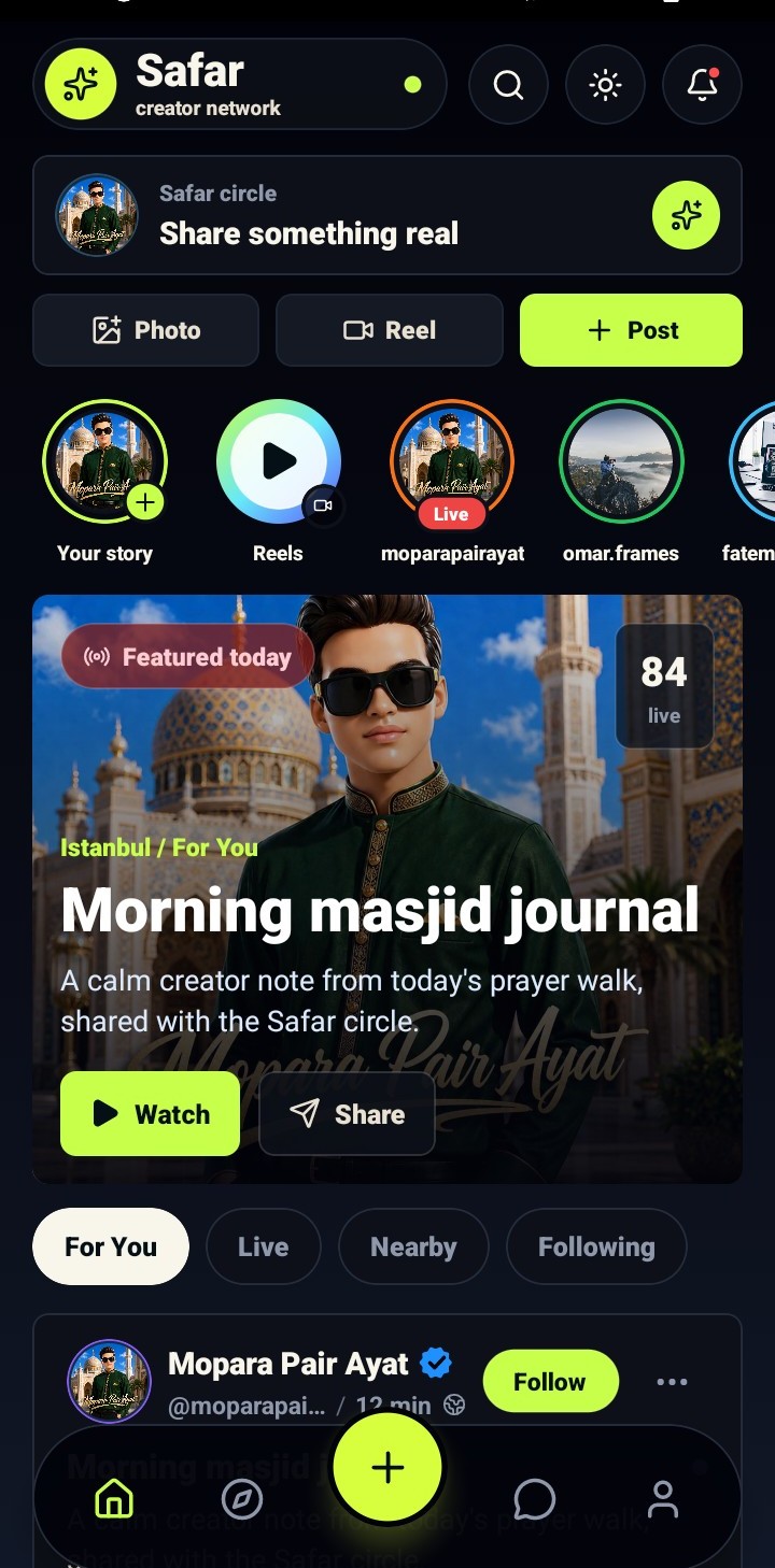 Safar app preview